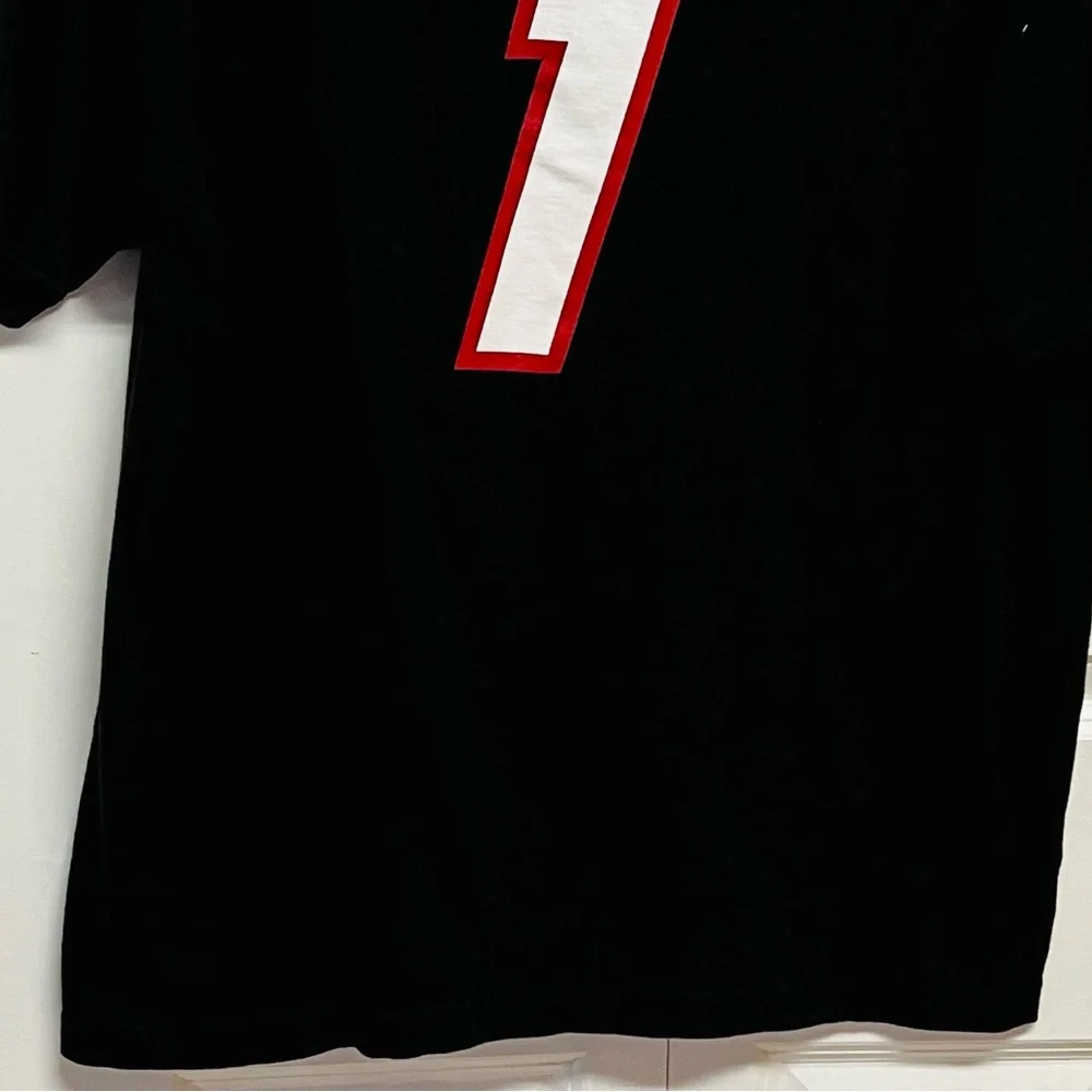 Adidas Basketball Black Heat Graphic Tee Size L